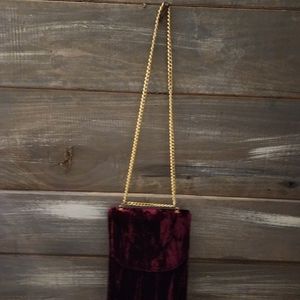Crushed Velvet Evening Bag